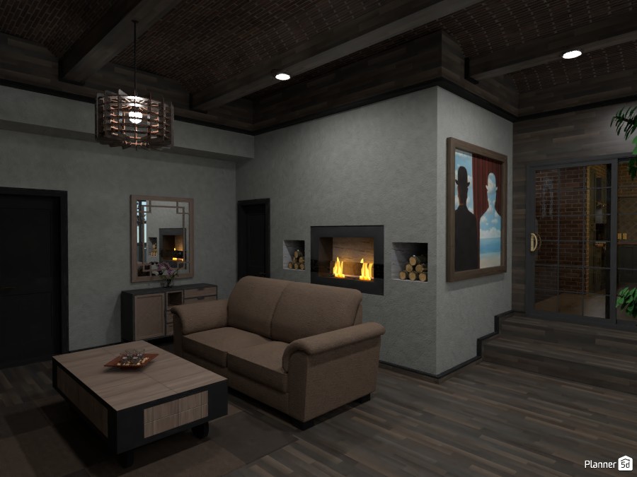 kitchen+livingroom+hallway ( based on farm architecture ) #4414642 by Løu.