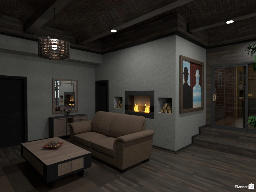 kitchen+livingroom+hallway ( based on farm architecture ) #3041092 by Løu.