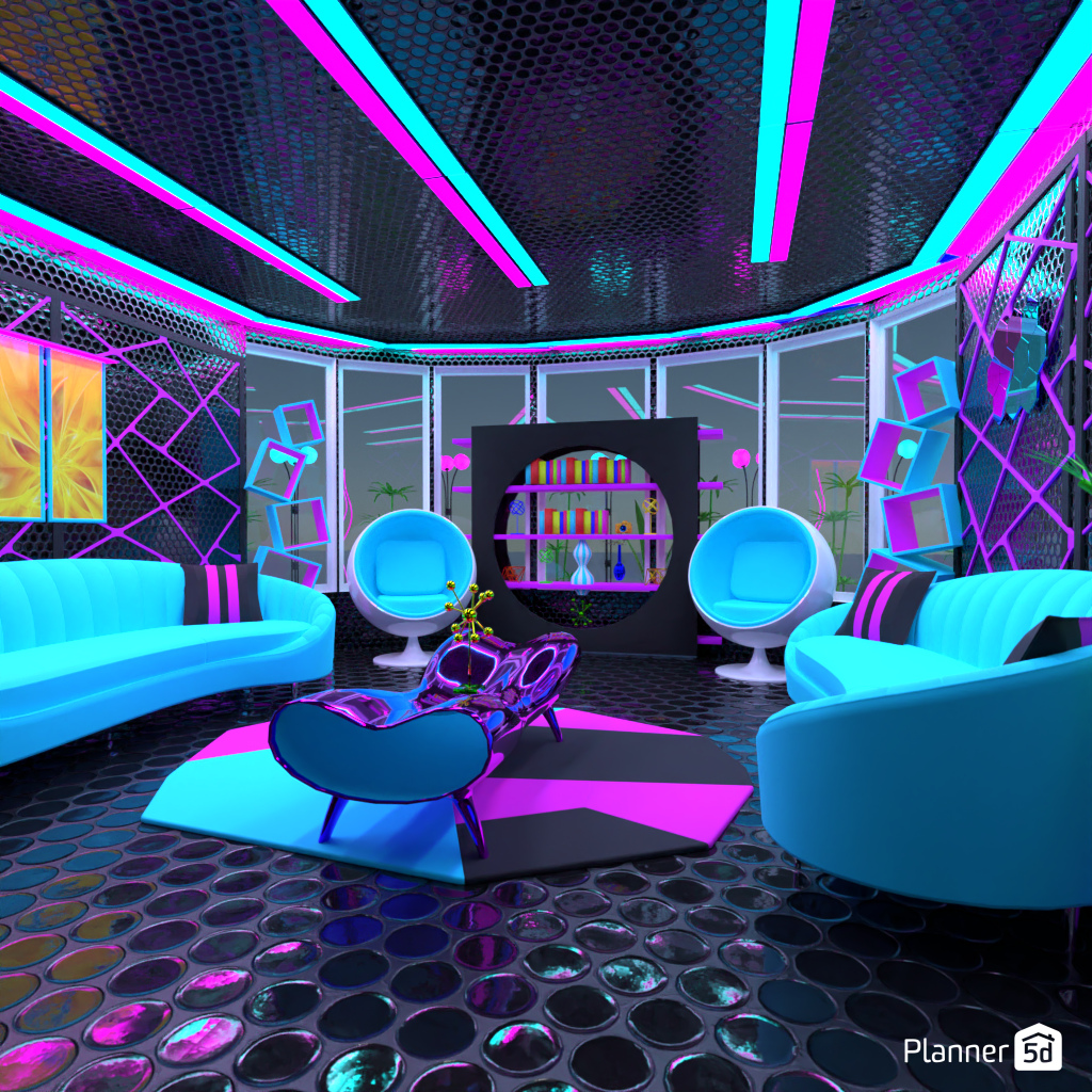 Futuristic Living Room #16996003 by Editors Choice