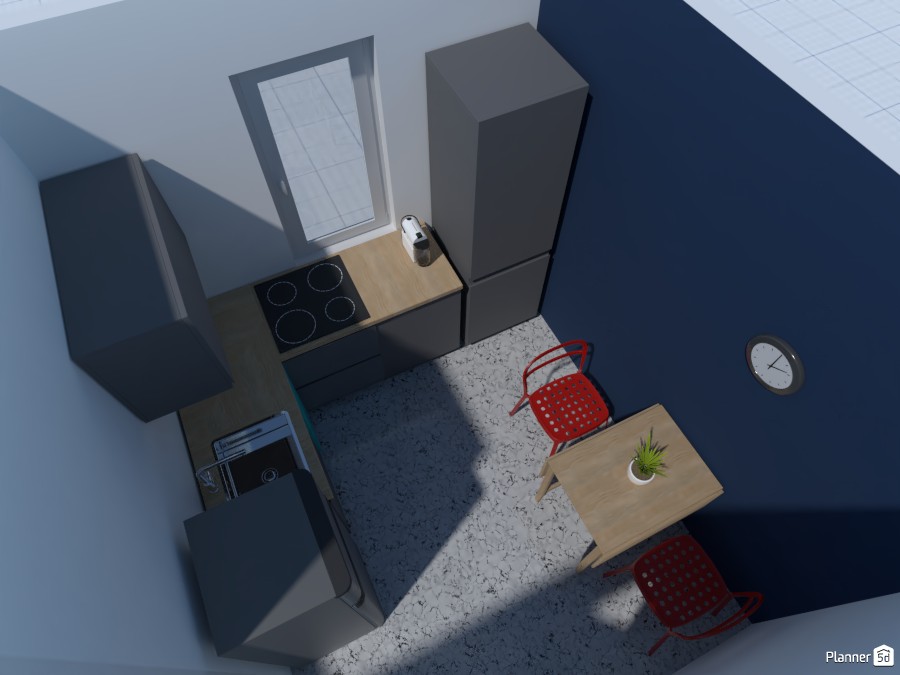 Studio Apt - Kitchen #3818038 by Maria Elena Nieves