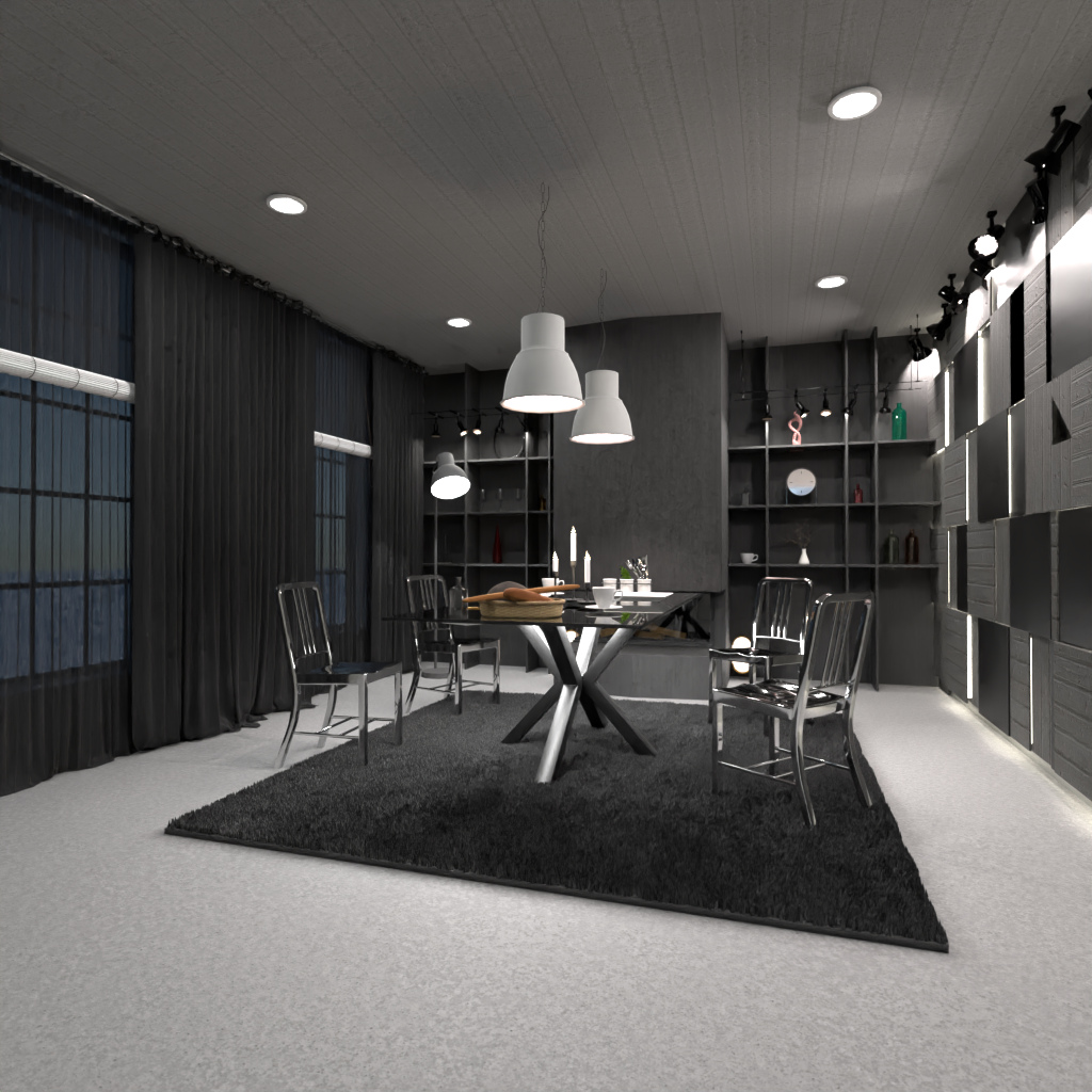 Industrial dining room #12604047 by Editors Choice