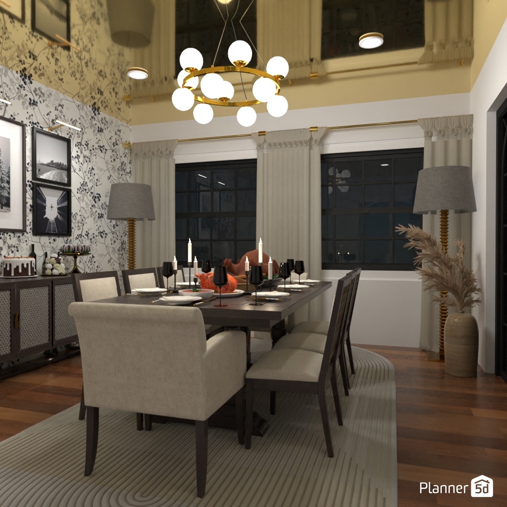 DB: Thanksgiving Day - room shell copy #23405047 by Editors Choice