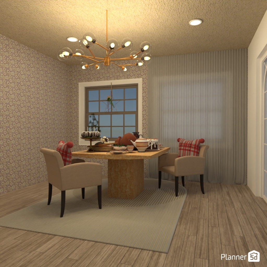 DB: Thanksgiving Day - room shell copy #23493074 by Editors Choice