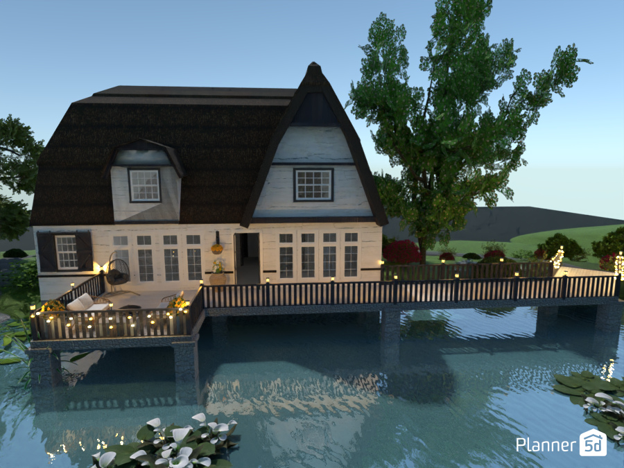Renovated Barn on Oak Tree Avenue (view from the lake) #10260744 by MDesigns