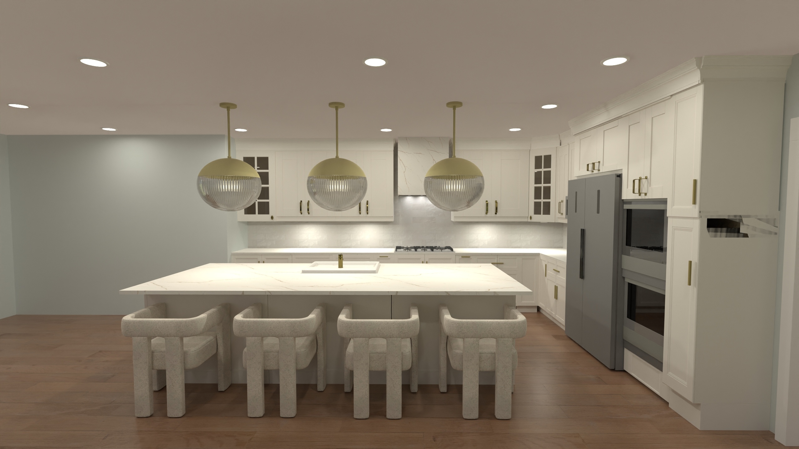 Umbreit - Family Room & Kitchen #23352898 by Nicole Bailey