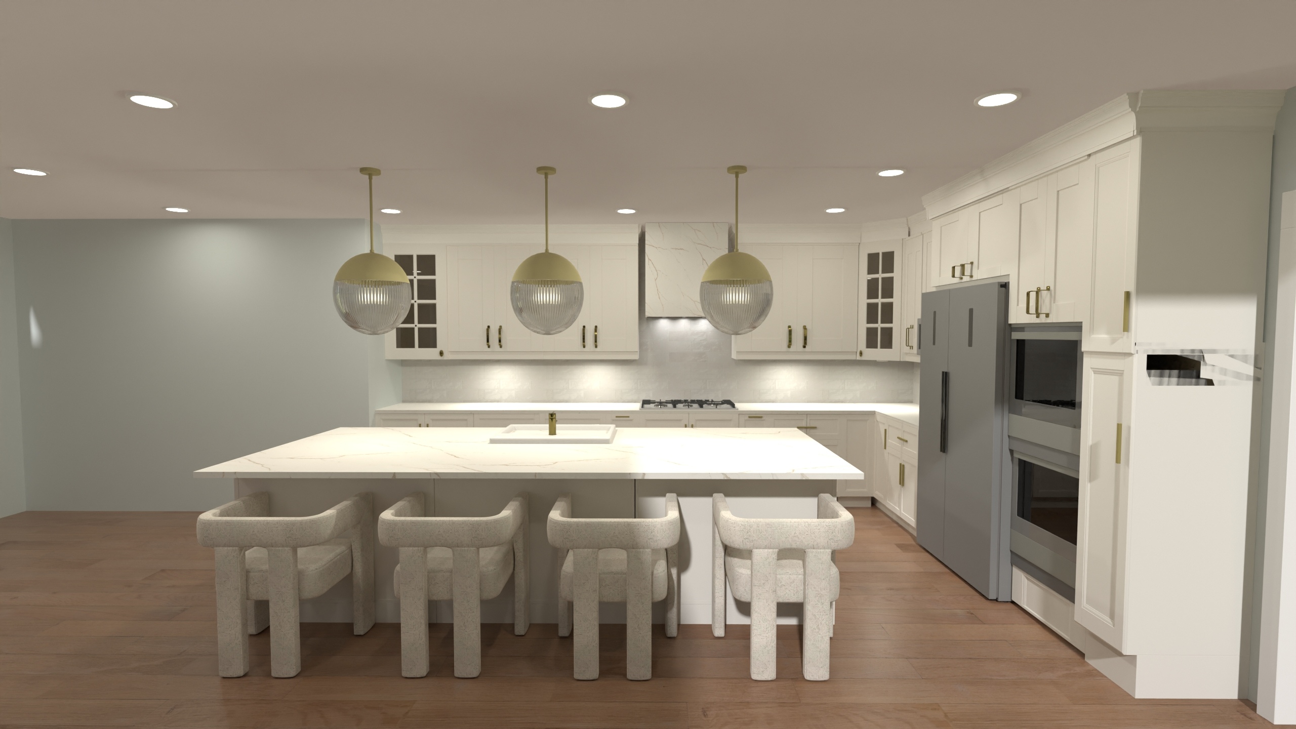 Umbreit - Family Room & Kitchen #23354422 by Nicole Bailey