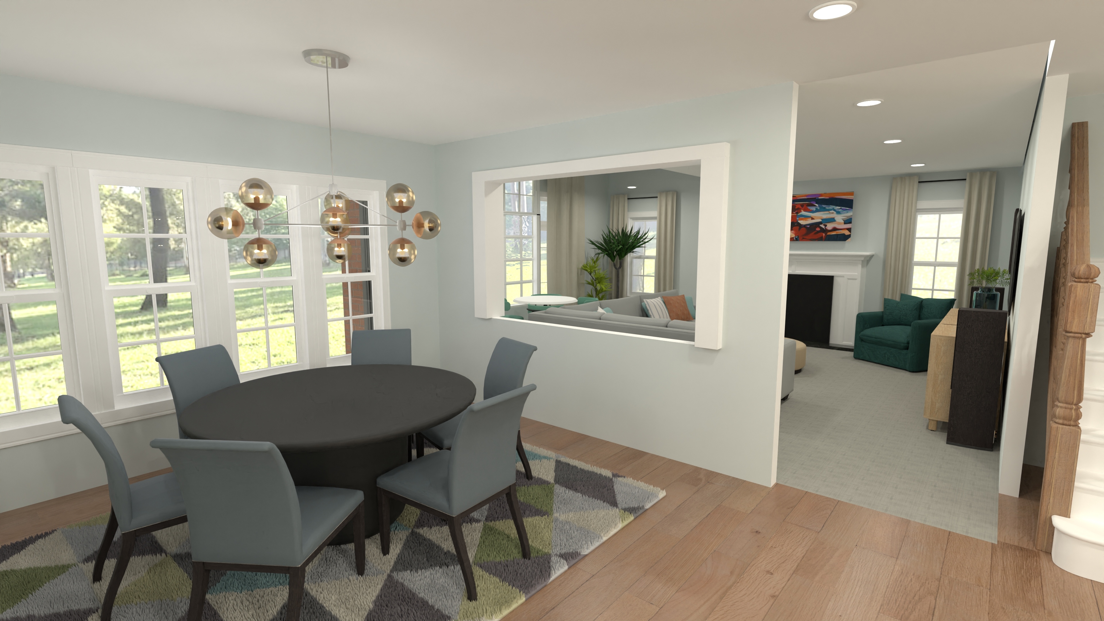 Umbreit - Family Room & Kitchen #23354750 by Nicole Bailey