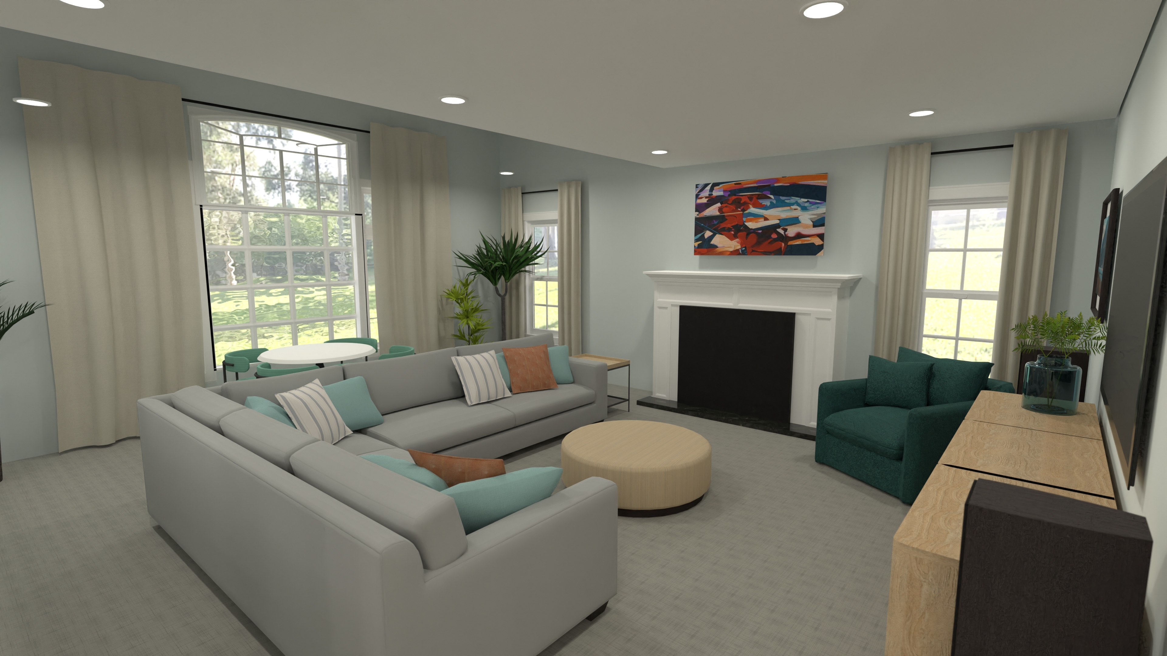 Umbreit - Family Room & Kitchen #23354754 by Nicole Bailey
