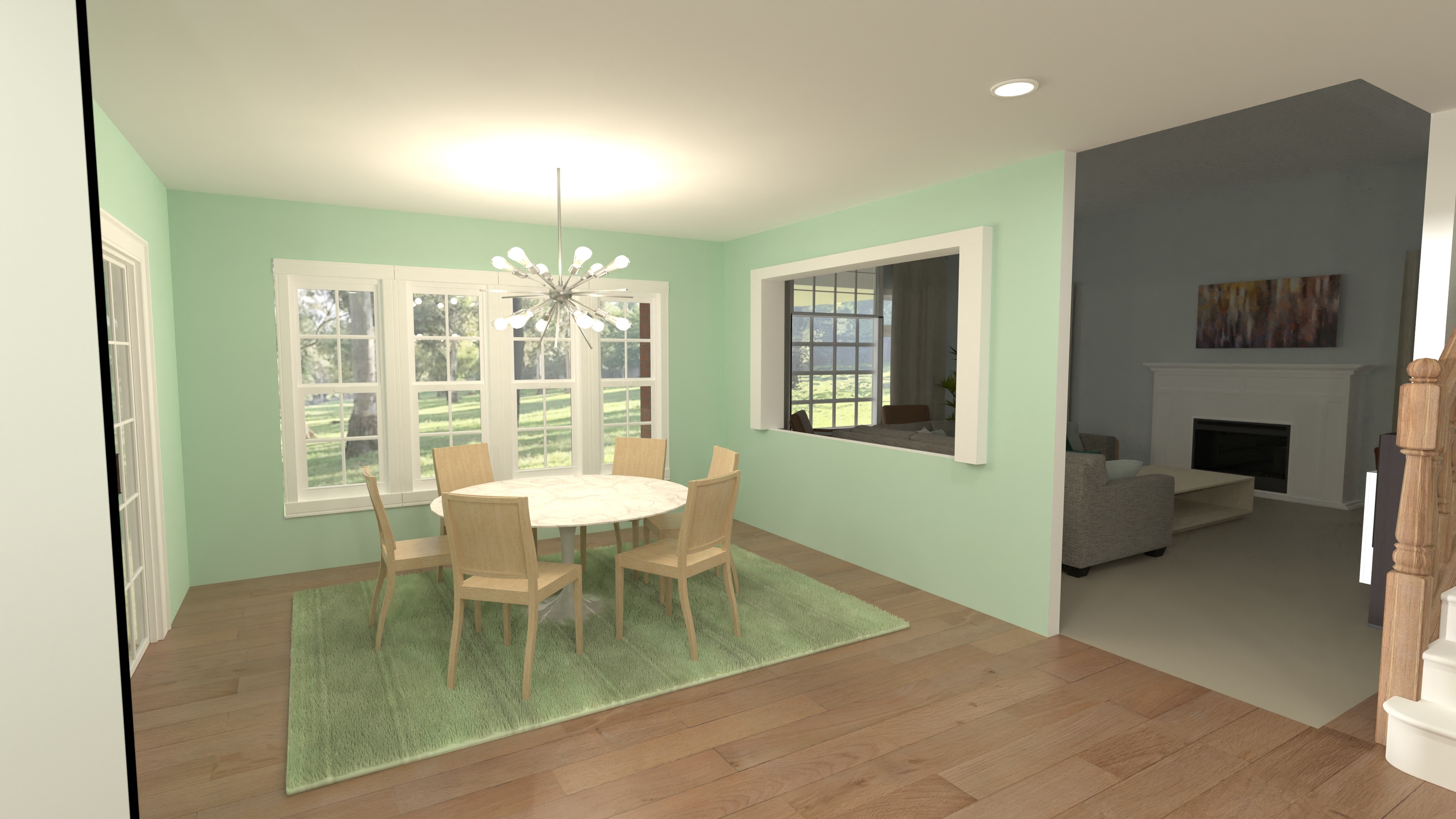 Umbreit - Family Room & Kitchen #23357018 by Nicole Bailey