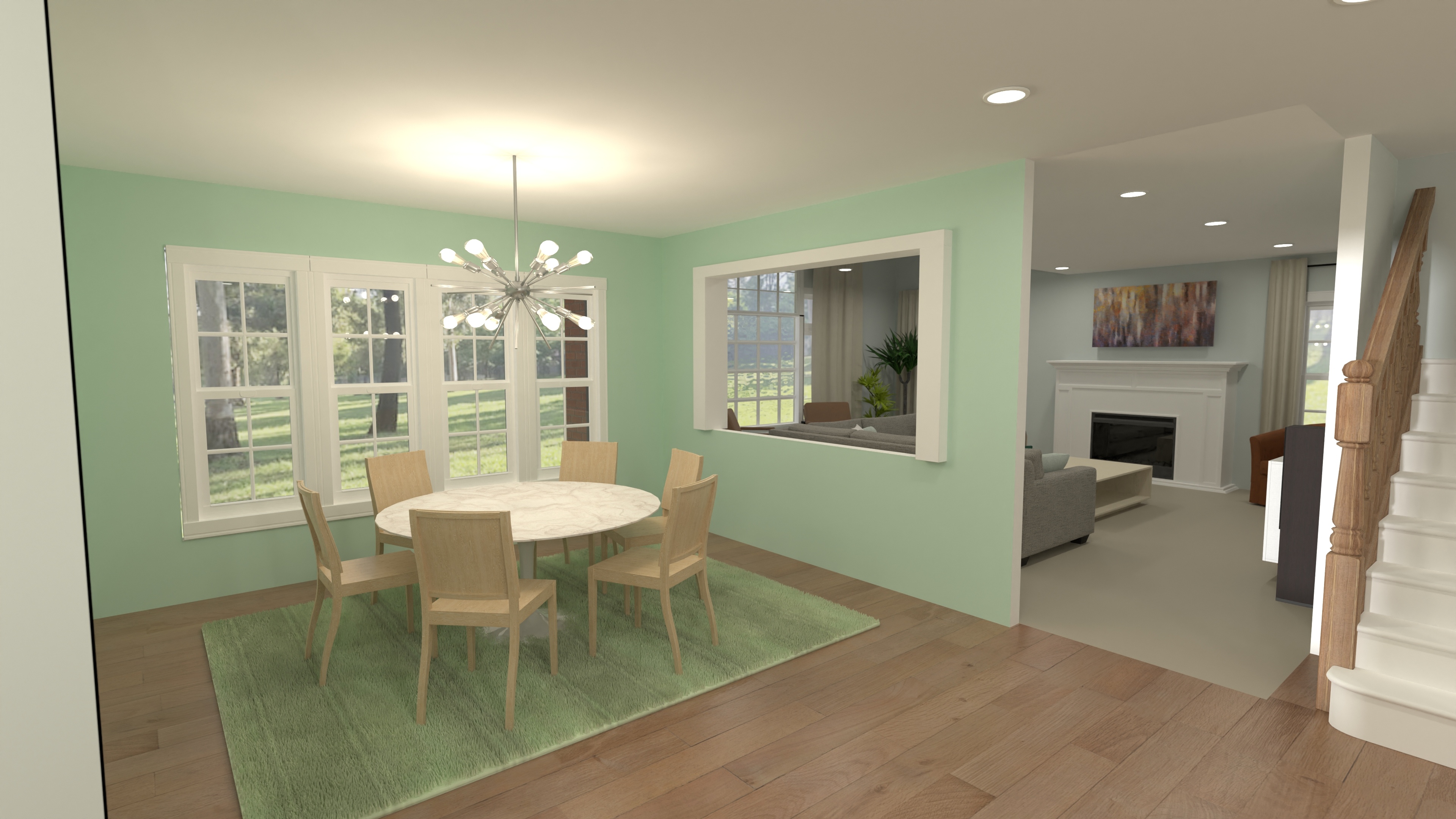 Umbreit - Family Room & Kitchen #23357058 by Nicole Bailey