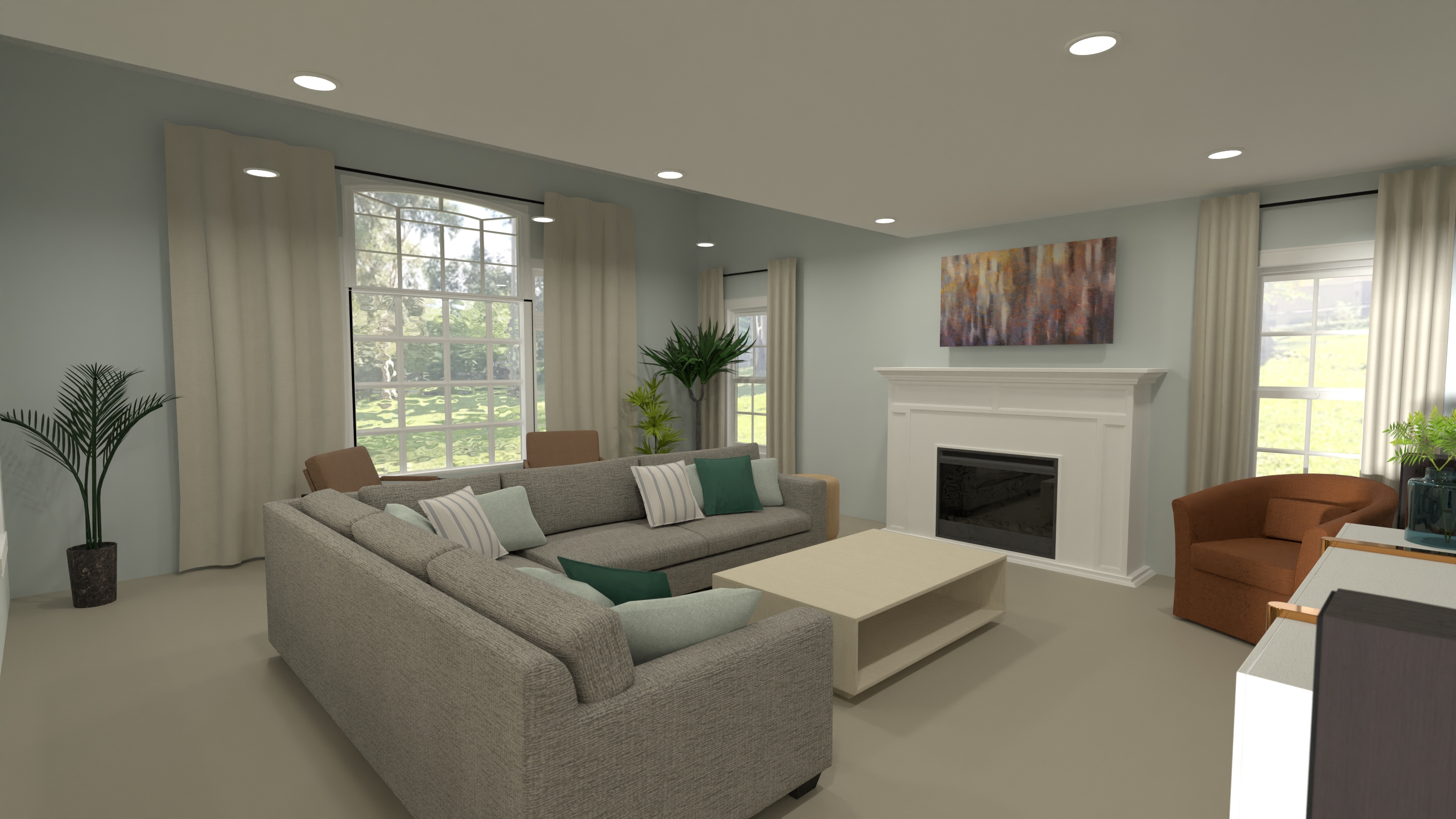 Umbreit - Family Room & Kitchen #23357062 by Nicole Bailey