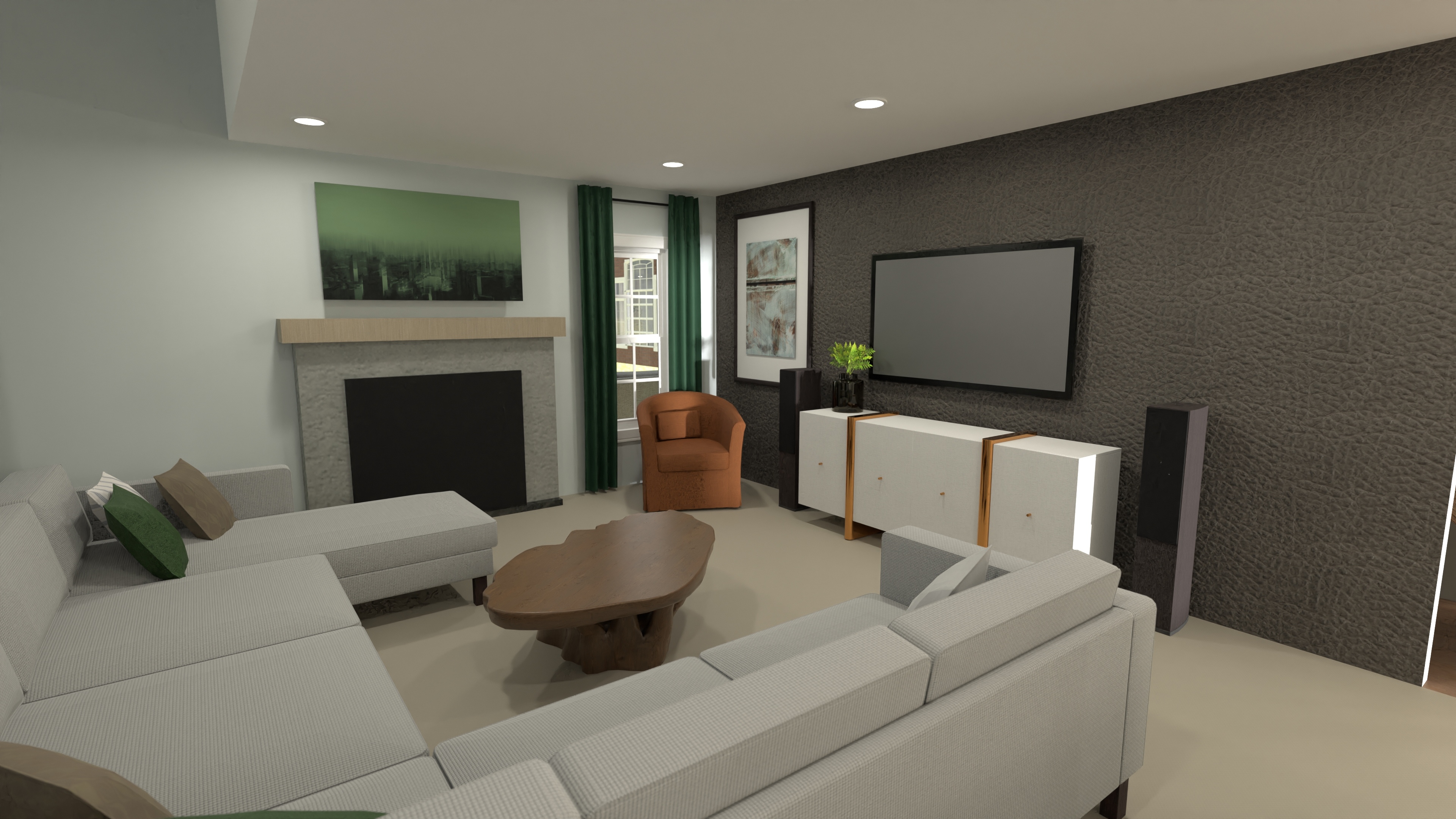 Umbreit - Family Room & Kitchen #23360678 by Nicole Bailey