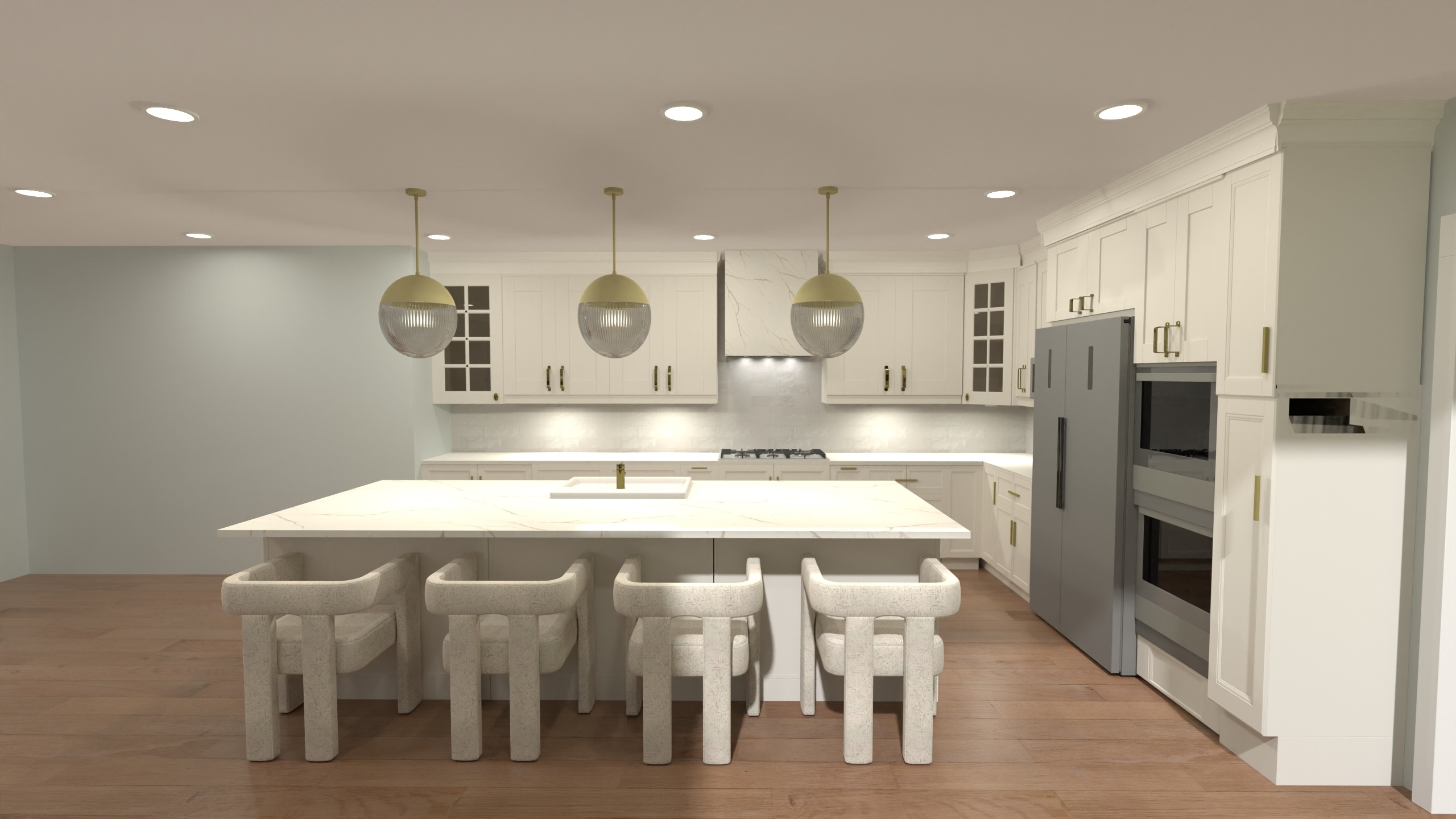 Umbreit - Family Room & Kitchen #23420467 by Nicole Bailey