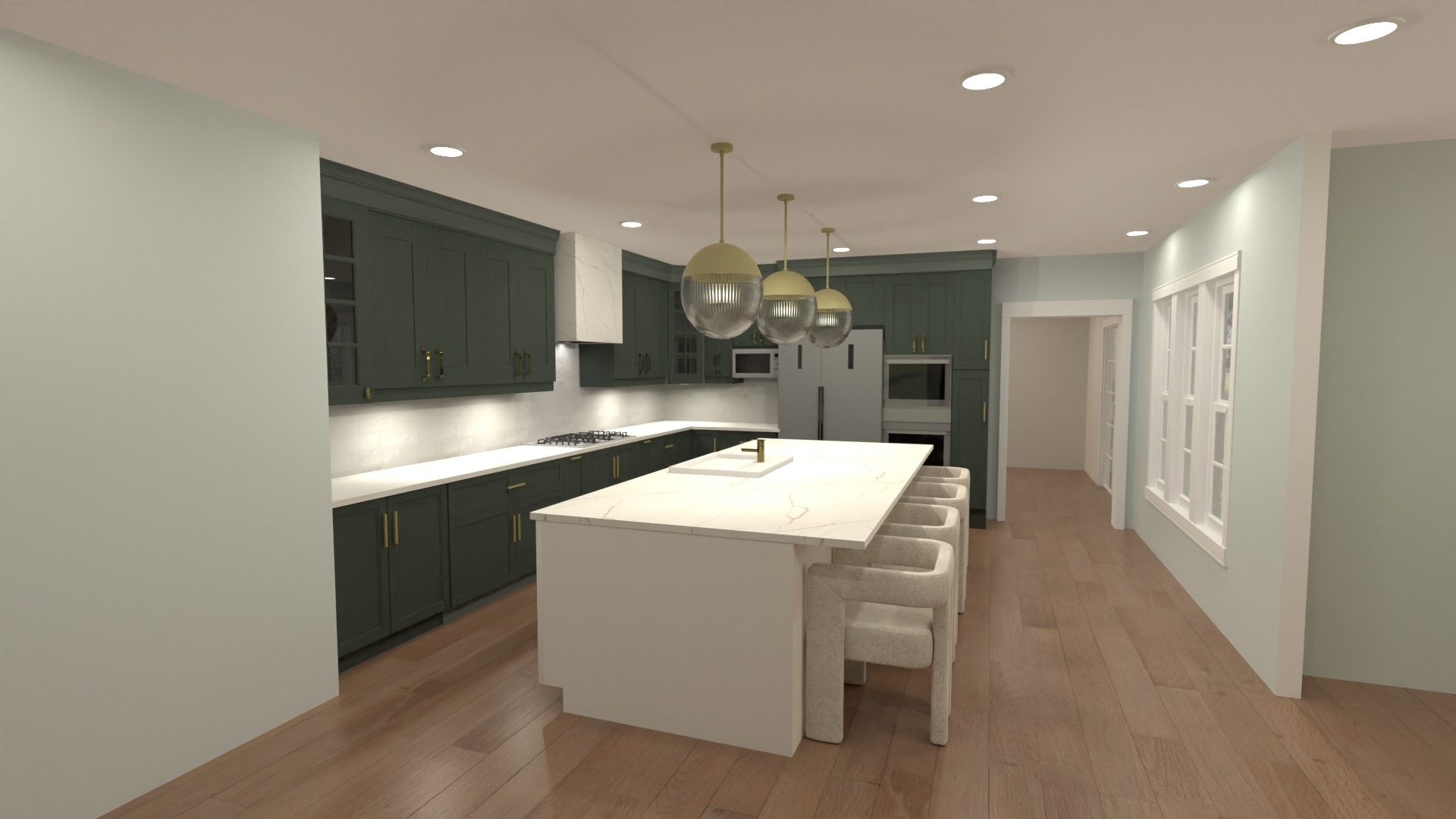 Umbreit - Family Room & Kitchen #23421363 by Nicole Bailey