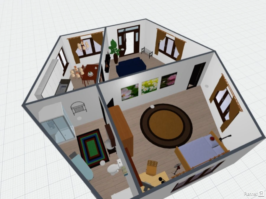 hexagonal appartment #2988164 by nagikitsune yuki