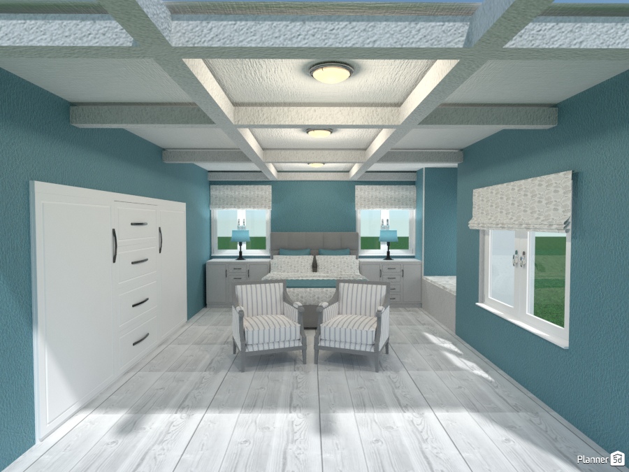 blue white n gray #2143352 by Joy Suiter