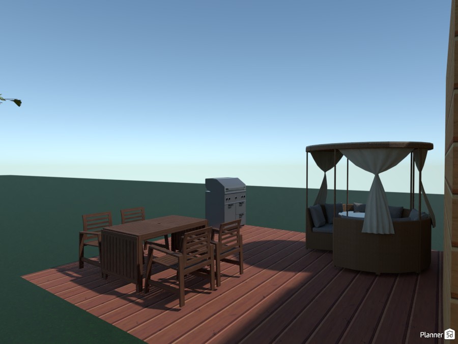 Outside cooking area #4608150 by James