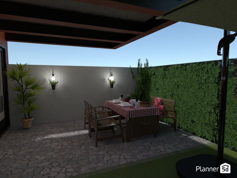 Dinner in the garden #7473510 by Moonface