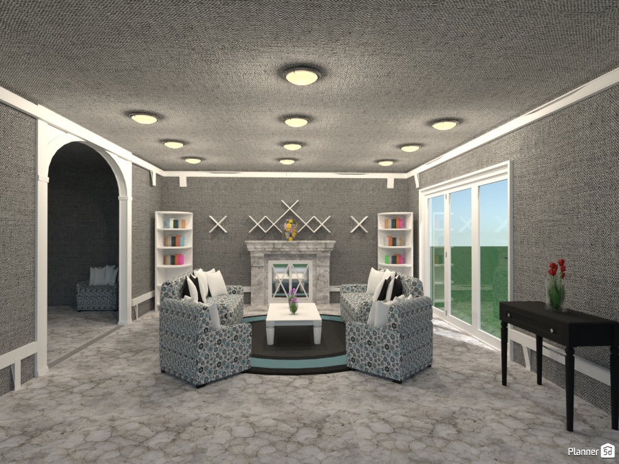 marble floor n fireplace #2037897 by Joy Suiter