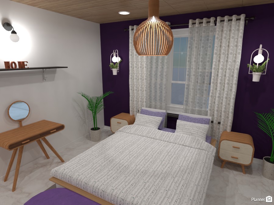 Bedroom in my fav color Violet :) 4113746 by Born to be Wild image