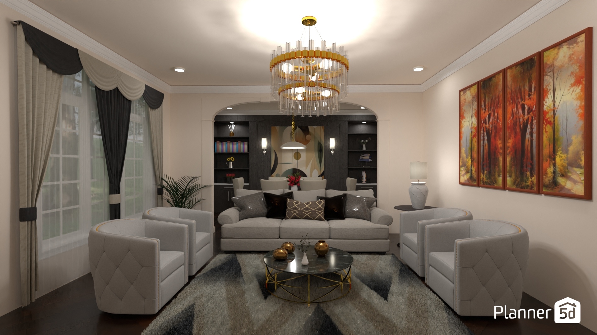 Salón comedor tradicional #24713716 by MariaCris