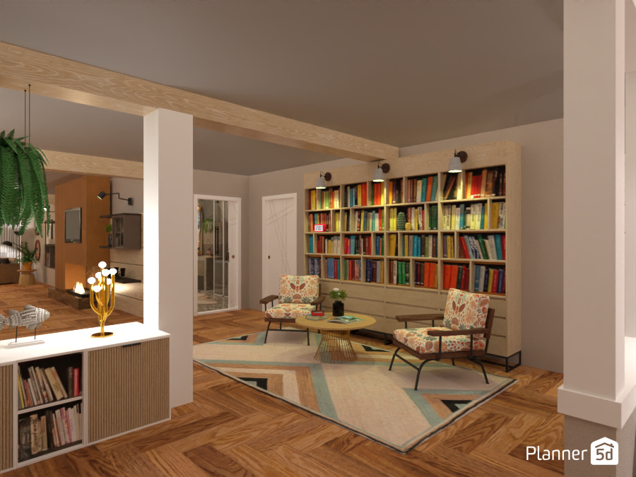 New Apartment: Library #9934536 by Micaela Maccaferri