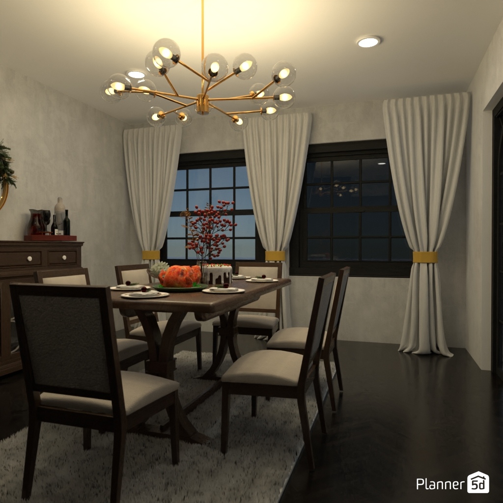 DB: Thanksgiving Day - room shell copy #23410159 by Editors Choice