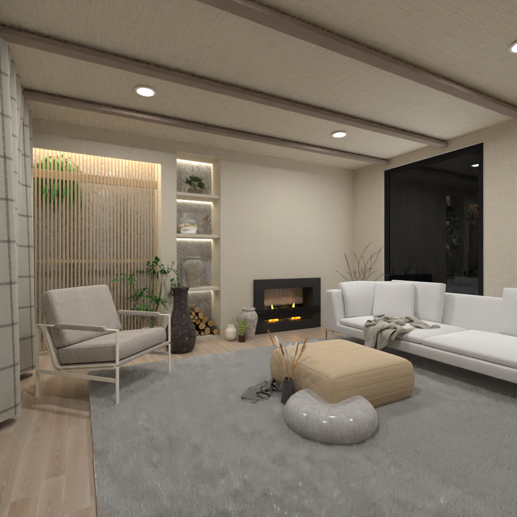 Japandi Living Room #11841080 by Editors Choice