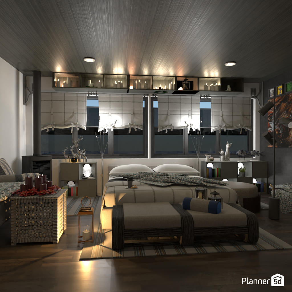 Winter and Fire! #16726351 by Editors Choice