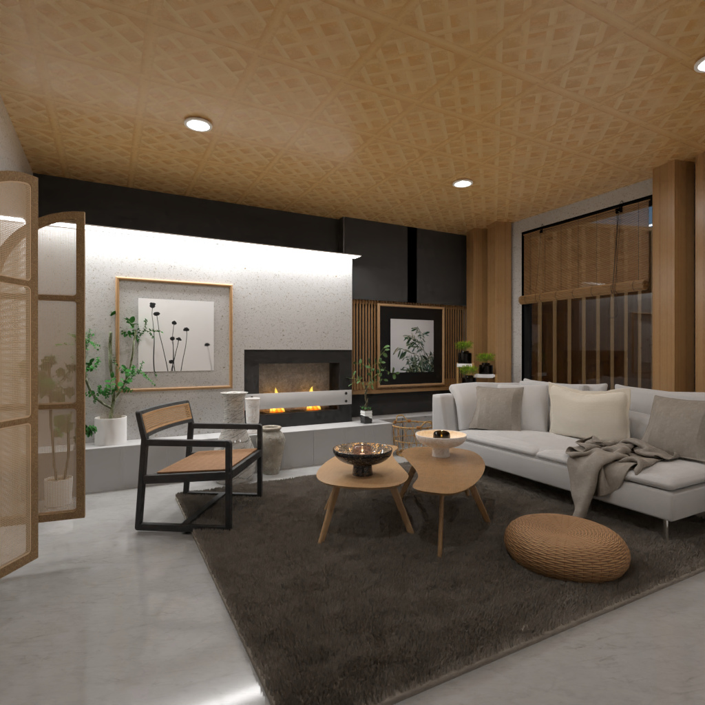 Japandi Living Room #11825228 by Editors Choice
