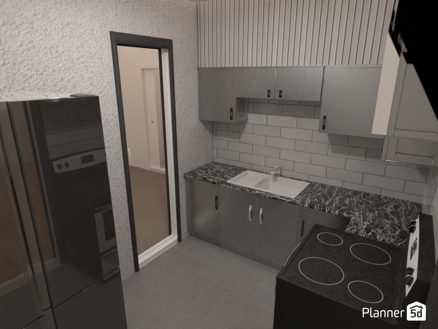 1 Bedroom Kitchen #10058624 by William Aughenbaugh