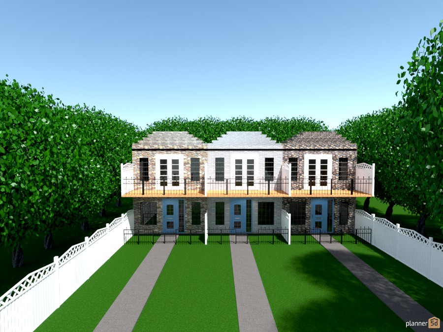 townhouses w/decks #1192454 by Joy Suiter