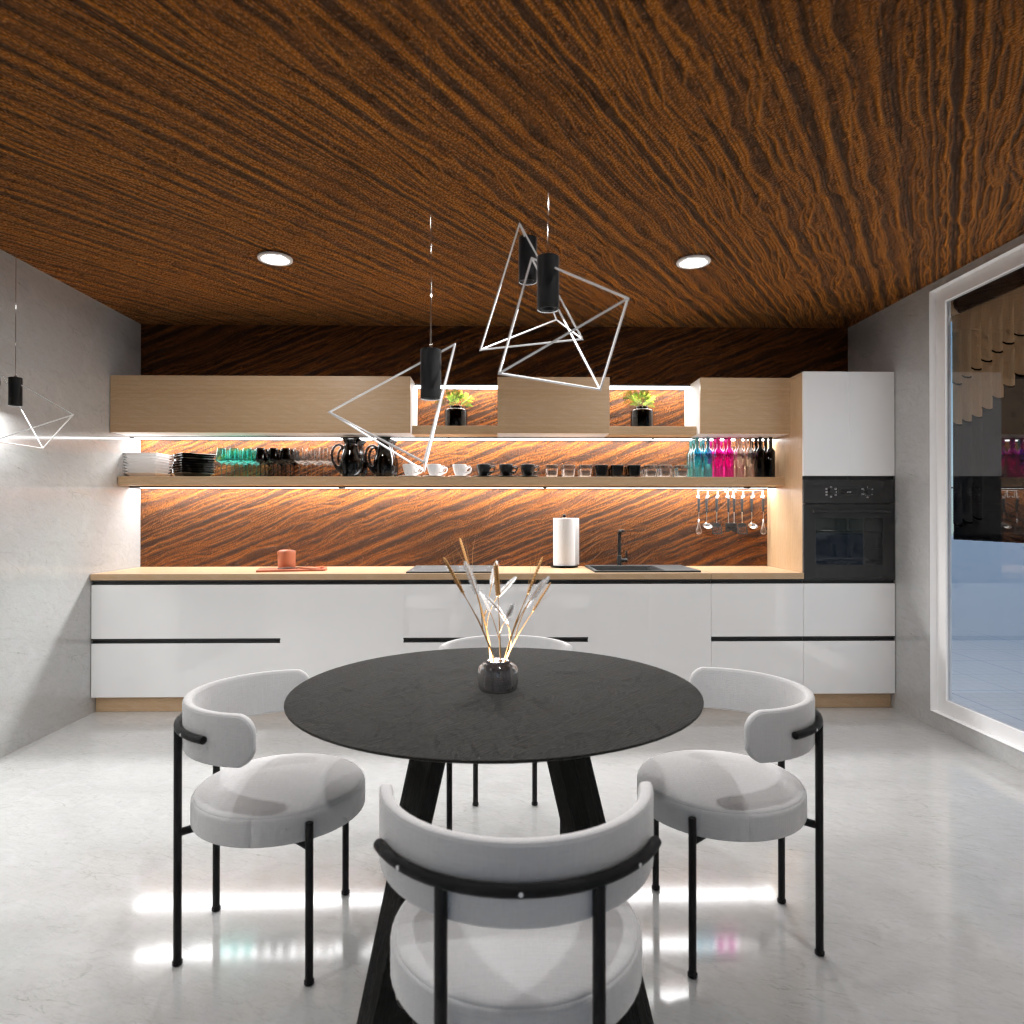 Brown and White Kitchen #11480084 by Editors Choice