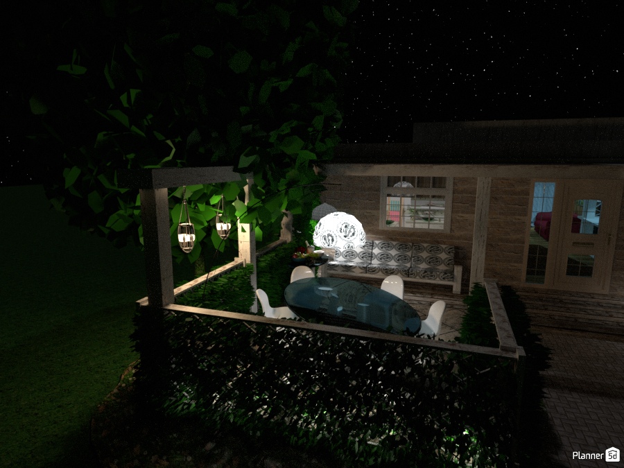 Progetto Giardino N°25 effetto notte #1381823 by Micaela Maccaferri