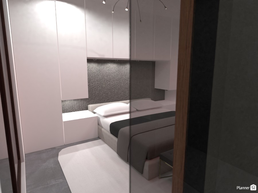 Modern Bedroom - Bed/Closet Combo 2975859 by fabio alves image