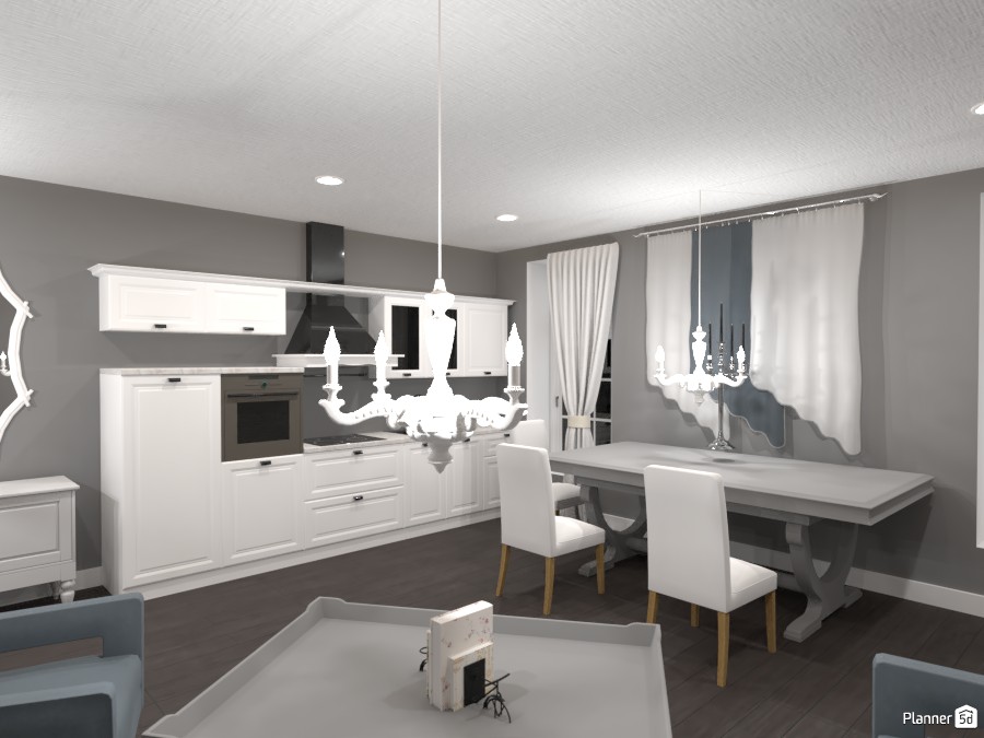 Kitchen with a living area #3964917 by Huzaifah Al-Quraishi