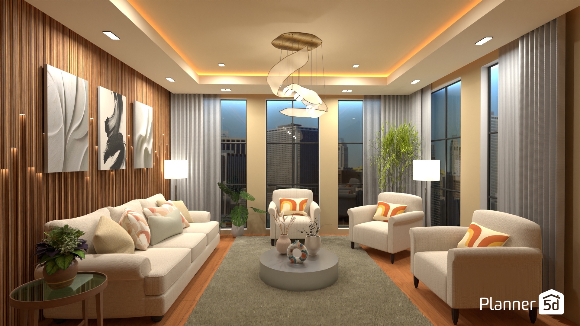 Salón con vista panorámica #32990528 by MariaCris