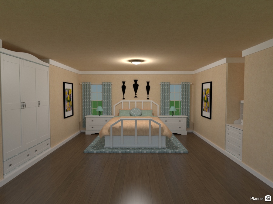 white rail bed #1291723 by Joy Suiter