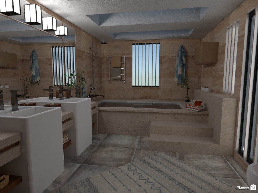 Three Modern Levels: Bath #1 #3248048 by Micaela Maccaferri