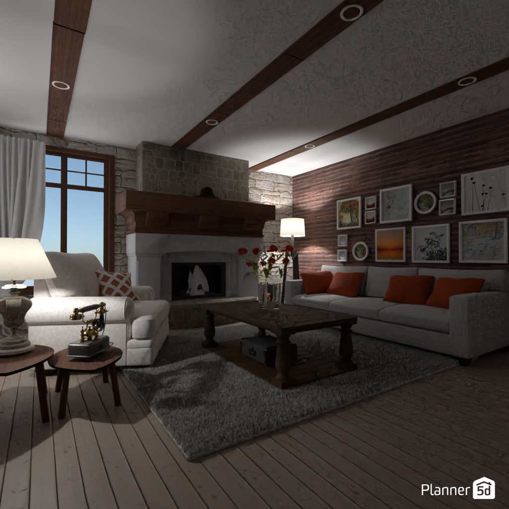 Country Living room #20172063 by Editors Choice