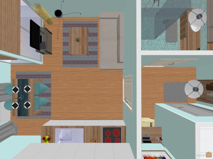 Studio appartment for couple #2936588 by Guitar player and arhitechture lover