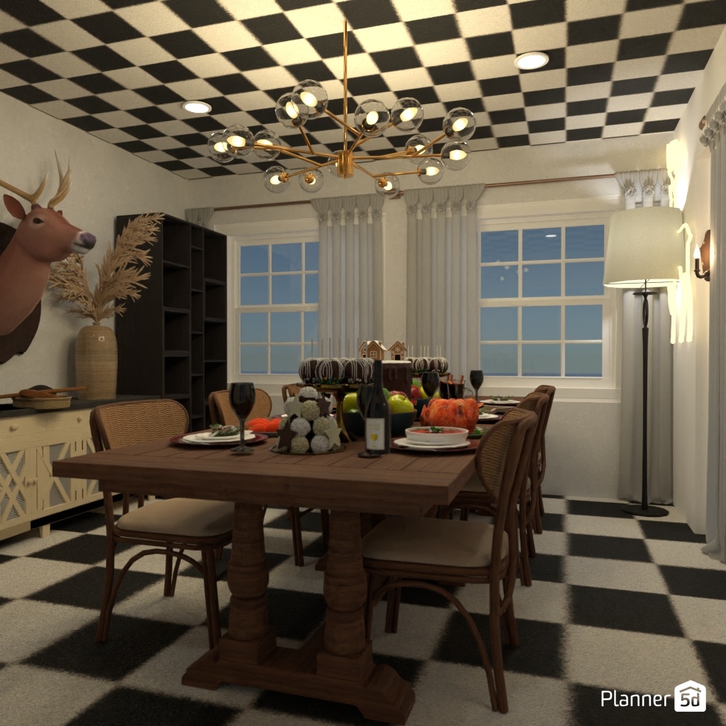 DB: Thanksgiving Day - room shell copy #23467311 by Editors Choice