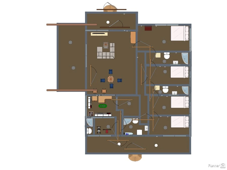 new house 3d #2969008 by Anonymous