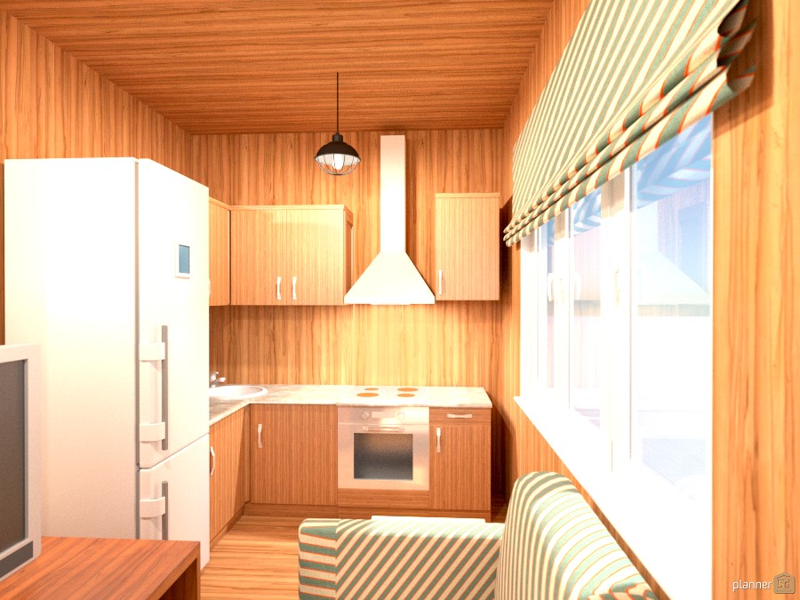 300 sq ft tiny cabin kitchen #989654 by Joy Suiter