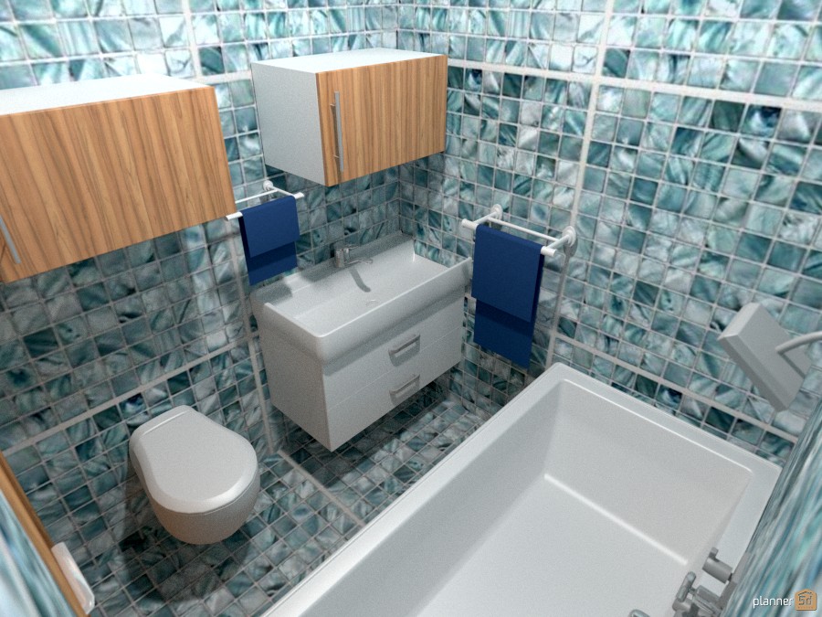 300 sq ft tiny cabin bath #990612 by Joy Suiter