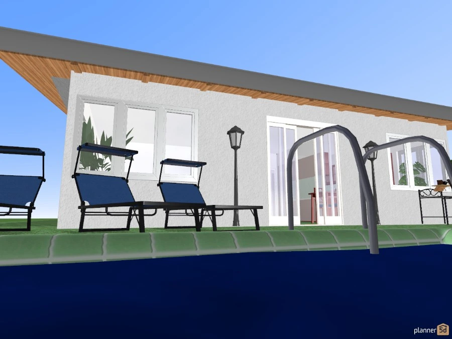 Kleines Bungalow #45865 by Siegfried Peter