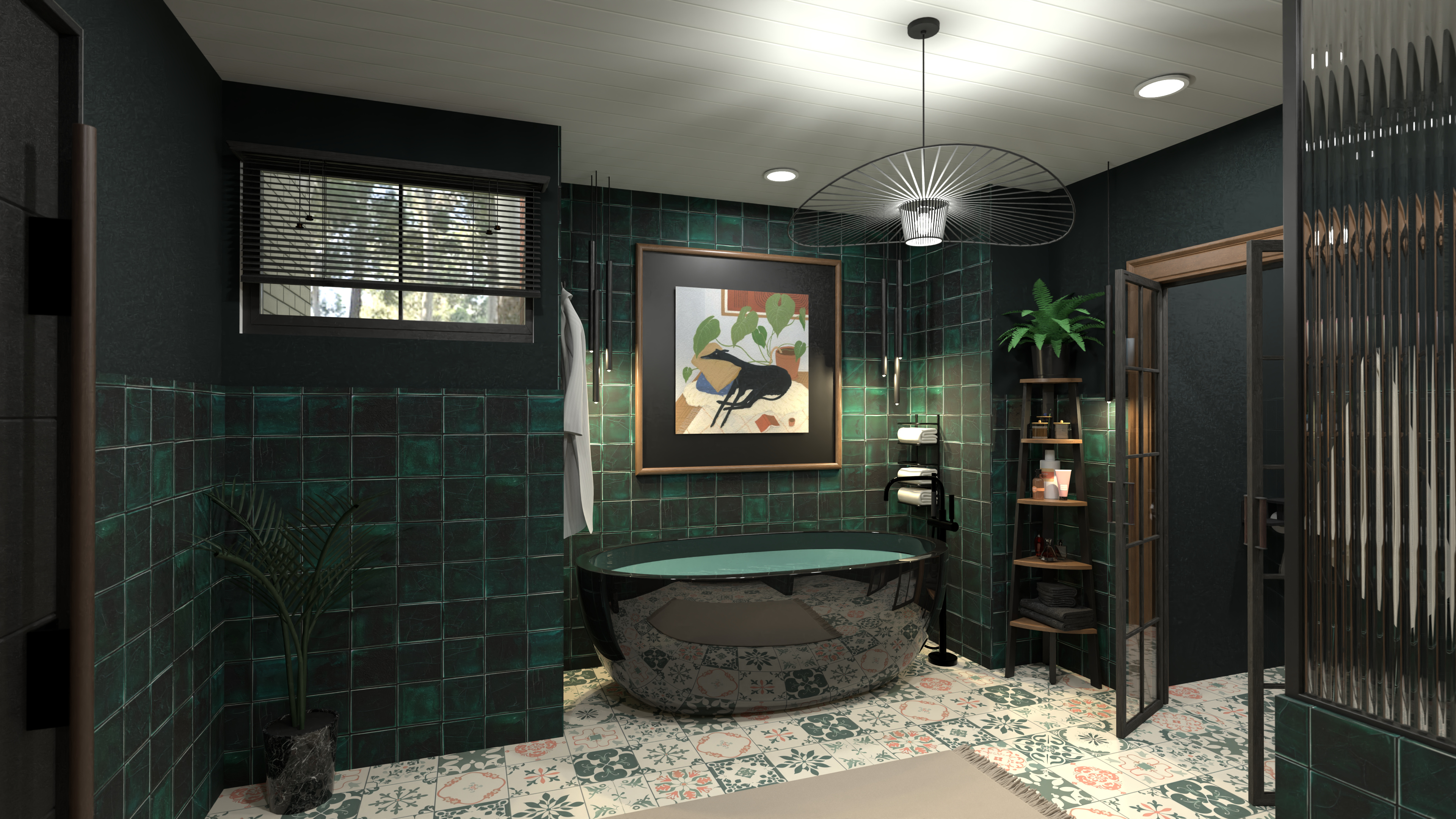 dark green bathroom #20728650 by Dellen