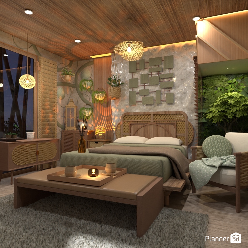 Wabi Sabi Bedroom #4003955 by Editors Choice
