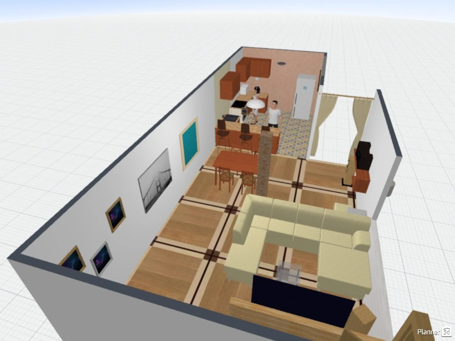 sala comedor cocina #2975436 by Rosendo Brown