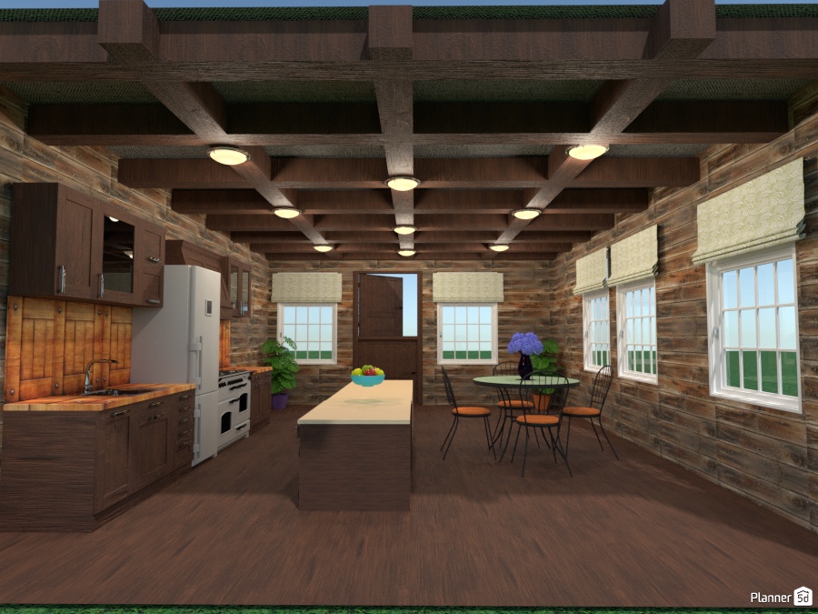 rustic gourmet n dutch door kitchen #2085683 by Joy Suiter